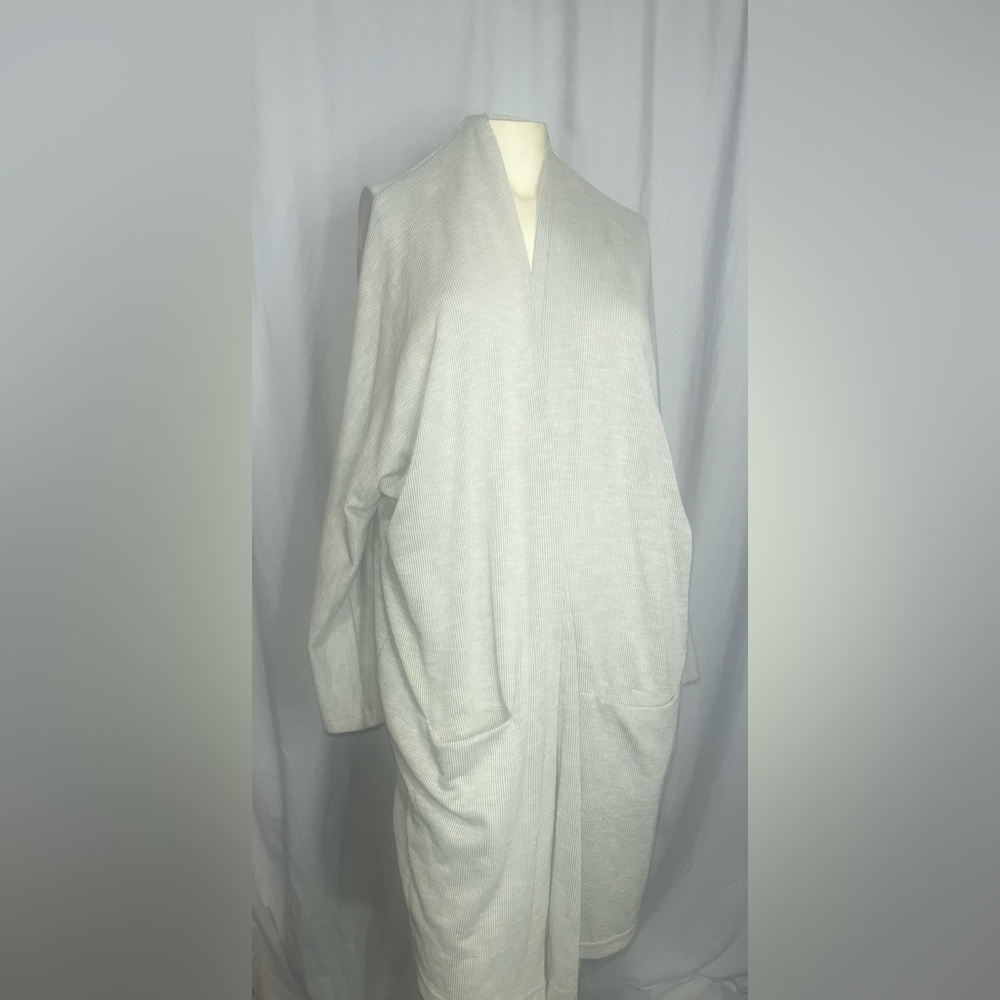 Donny light sage long cover up sweater lightweight no size probably large